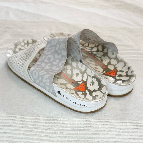 Adidas by Stella McCartney White Cream Sandals - Picture 7 of 16